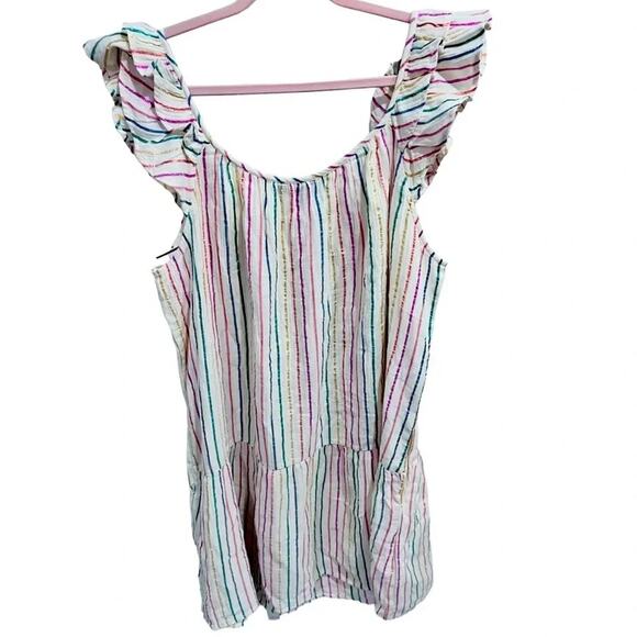 GAP MINI - Day dress Beige with color stripes Size XXL NWT - Picture 10 of 13
